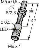 Inductive proximity switch 8 mm 42.5 mm 4608640