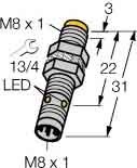 Inductive proximity switch 31 mm 4669650