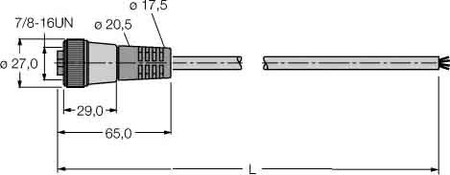 Sensor-actuator patch cord  6605189