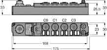 Fieldbus, decentr. periphery - analogue I/O module 20 V 6824051