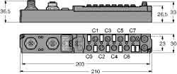 Fieldbus, decentr. periphery - digital I/O module 20 V 6824415