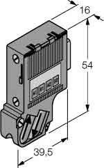 D-Sub connector Bus (jack) 9 Male 6890942