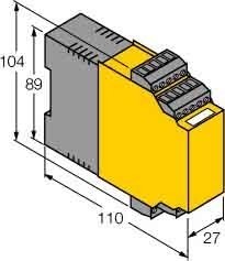 Speed-/standstill monitoring relay Screw connection 20 V 7505650