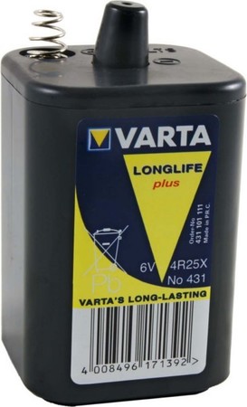 Battery (not rechargeable) Other 4 Zinc coal 00431 101 111