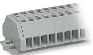 Single- and multi-pole terminal strip  260-112