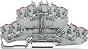 Feed-through terminal block 0.25 mm² 0.75 mm² 2002-2408