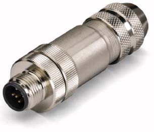 Sensor-actuator connector M12 Male (plug) 756-9401/060-000