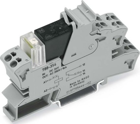 Switching relay Spring clamp connection 24 V 788-354