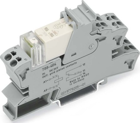 Switching relay Spring clamp connection 24 V 788-412