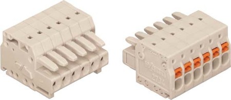 Single- and multi-pole terminal strip 0.2 mm² 2734-103