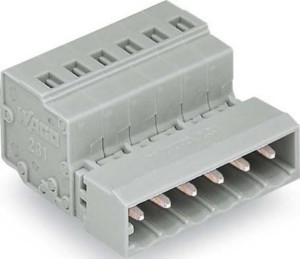 Cable connector Printed circuit board to cable Pin 11 231-611