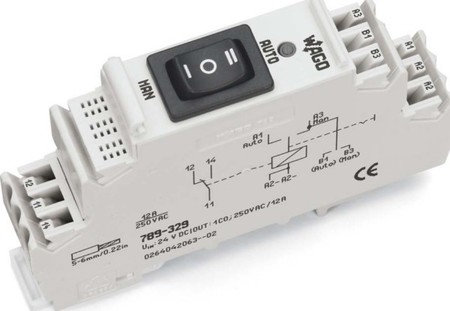 Installation relay Partially electronic DIN rail 1 789-329