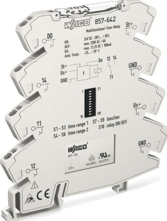 Timer relay Spring clamp connection 857-642