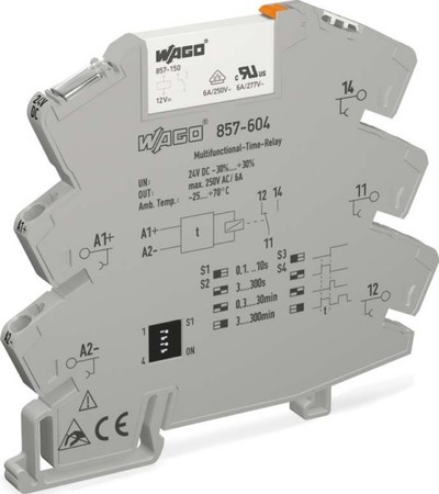 Timer relay Spring clamp connection 857-604