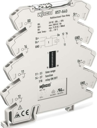 Timer relay Spring clamp connection 857-640