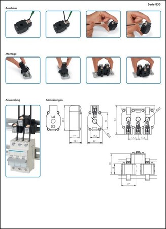 Current transformer 64 A 1 A 855-2701/064-001