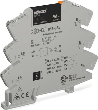 Timer relay Spring clamp connection 857-634