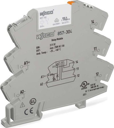 Switching relay Plug-in connection 24 V 857-304