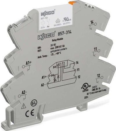 Switching relay Plug-in connection 24 V 857-314