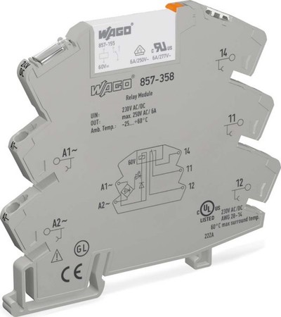 Switching relay Plug-in connection 230 V 857-358