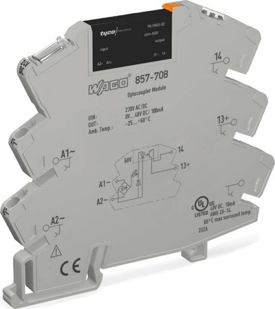 Optocoupler 230 V 48 V 0.1 A 857-708