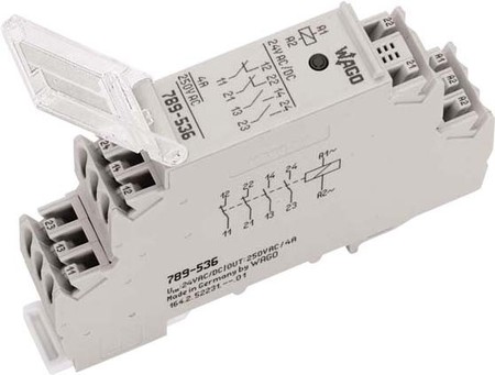 Switching relay Spring clamp connection 24 V 789-552