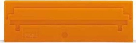 Endplate and partition plate for terminal block Orange 283-353