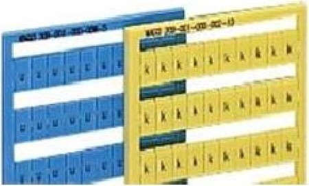 Labelling for terminal block Letters Horizontal 249-553/000-002