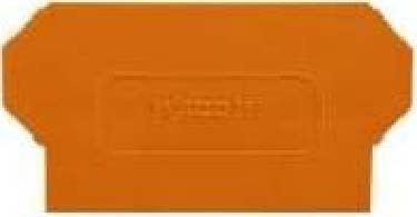 Endplate and partition plate for terminal block Orange 285-327
