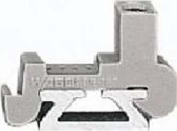 End bracket for terminal block Grey Special profiles 209-122