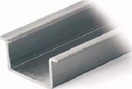 Mounting rail DIN rail (top hat rail) 35/15 mm Steel 210-114