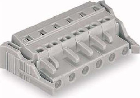 Single- and multi-pole terminal strip  231-202/037-000