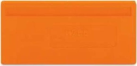 Endplate and partition plate for terminal block Orange 279-329