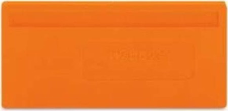 Endplate and partition plate for terminal block Orange 280-311