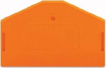 Endplate and partition plate for terminal block Orange 280-313