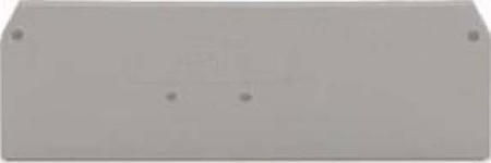 Endplate and partition plate for terminal block Grey 280-314