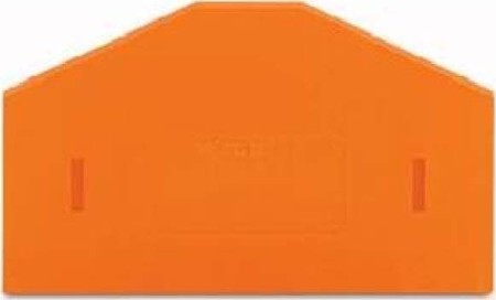 Endplate and partition plate for terminal block Orange 280-318