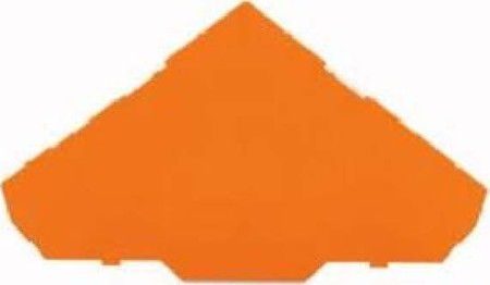 Endplate and partition plate for terminal block Orange 280-321