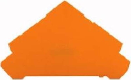 Endplate and partition plate for terminal block Orange 280-323