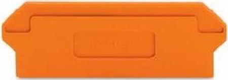 Endplate and partition plate for terminal block Orange 280-327