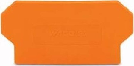 Endplate and partition plate for terminal block Orange 280-328