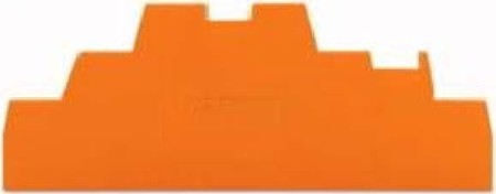 Endplate and partition plate for terminal block Orange 280-336