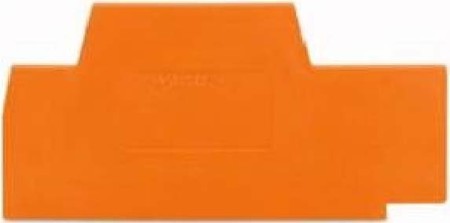 Endplate and partition plate for terminal block Orange 280-343