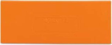 Endplate and partition plate for terminal block Orange 280-346