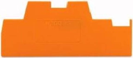 Endplate and partition plate for terminal block Orange 280-369