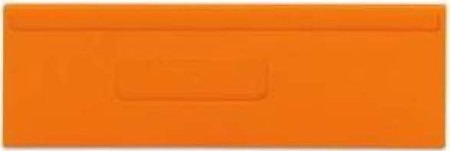 Endplate and partition plate for terminal block Orange 281-339