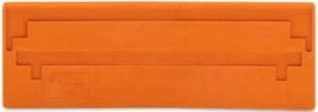 Endplate and partition plate for terminal block Orange 282-340