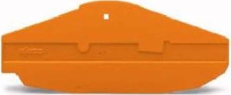 Endplate and partition plate for terminal block Orange 282-366