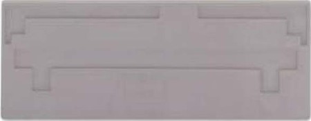 Endplate and partition plate for terminal block Grey 283-326