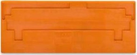 Endplate and partition plate for terminal block Orange 283-328